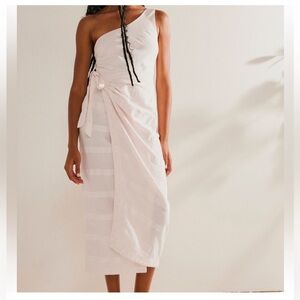 Free people white linen dress